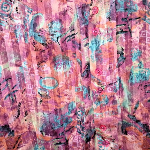 Christopher & Banks Printed Blouse - Picture 3 of 4